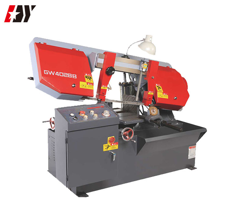 Horizontal bandsaw for metalworking